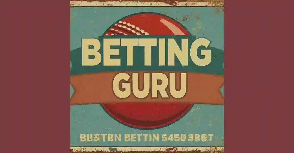 Cricket Betting Tips Guru written on the ball