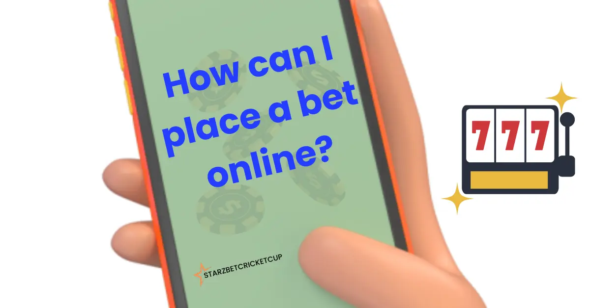 How can I place a bet online