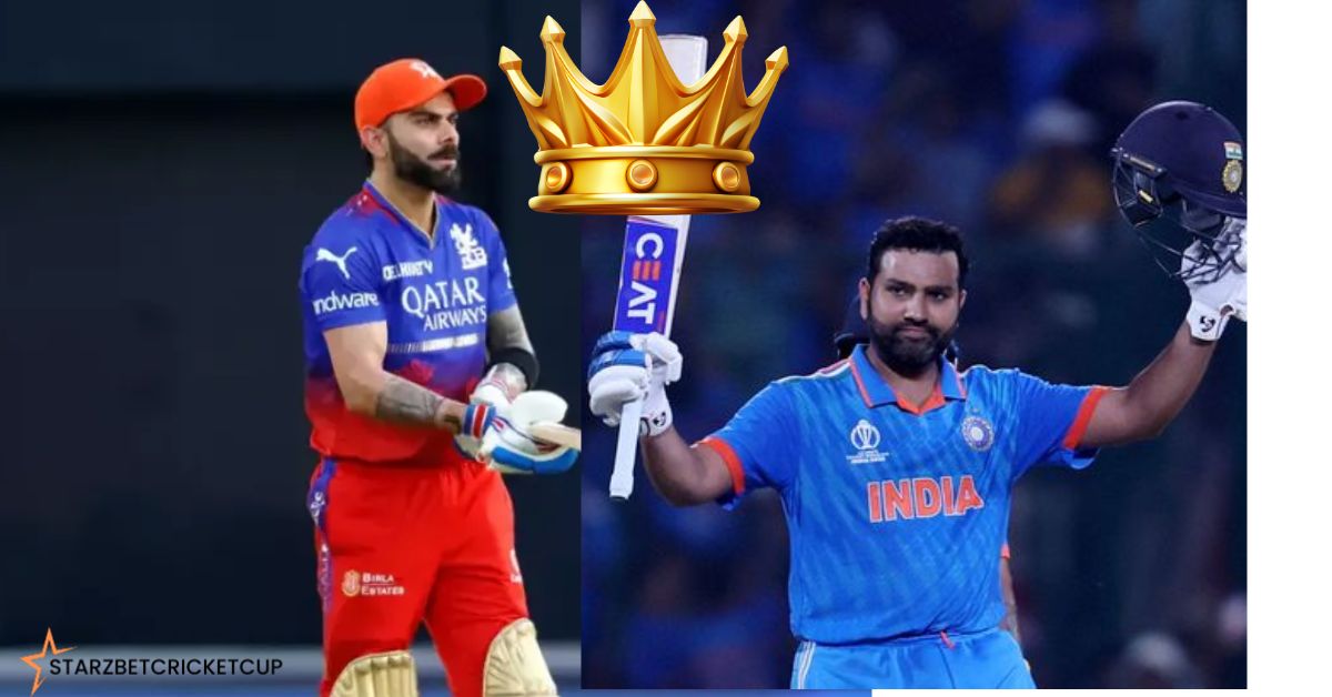 Rohit sharma and virat kohli in the ground God of Cricket in IPL 2024