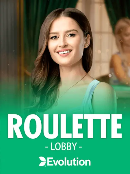 Banner showcasing an online roulette game at Evolution Casino, featuring vibrant graphics and an engaging gaming atmosphere