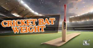 Screenshot thumbnail displaying the weight specifications of a cricket bat for reference and comparison