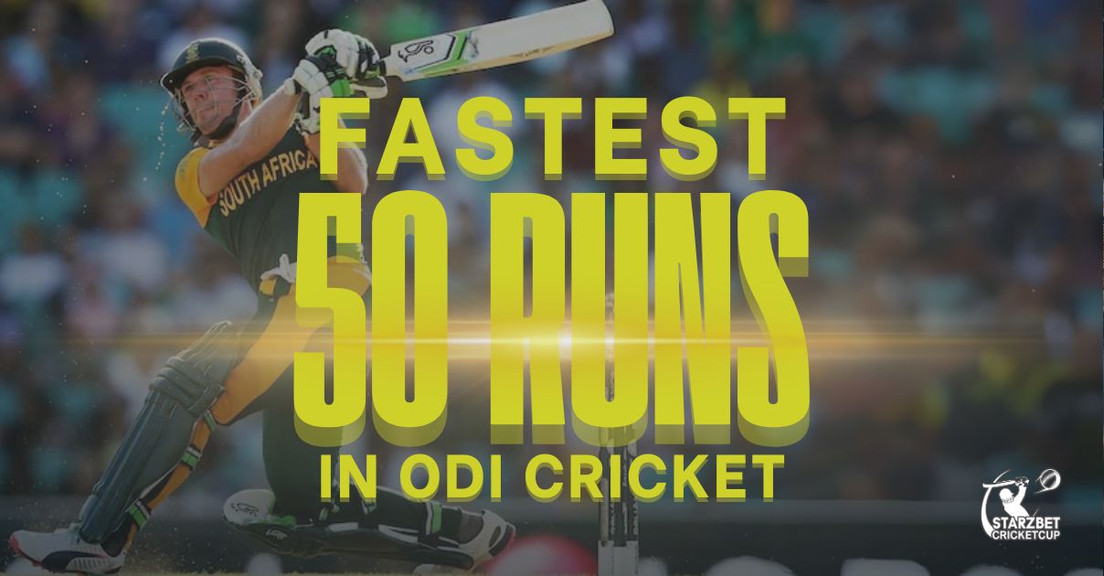 Top 10 Players with the Fastest 50 Runs in ODI Cricket: History